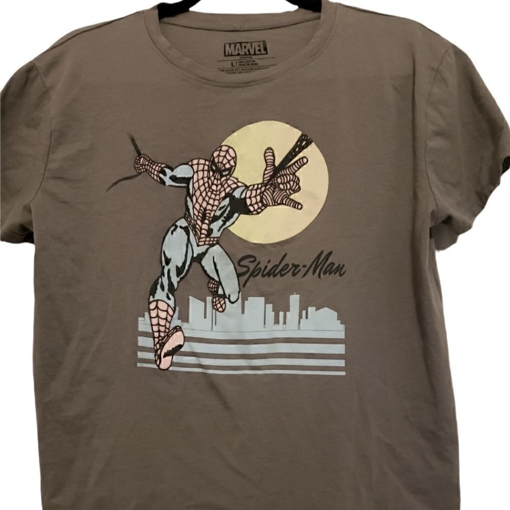 ‎Marvel Spider Man Gray Youth T- Shirt